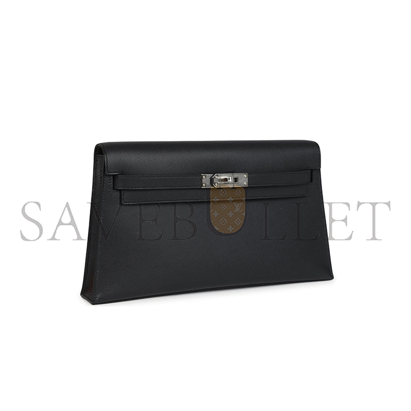 HERMÈS MASTER KELLY ELAN SILVER HARDWARE EPSOM 200369 (27*15*5cm)